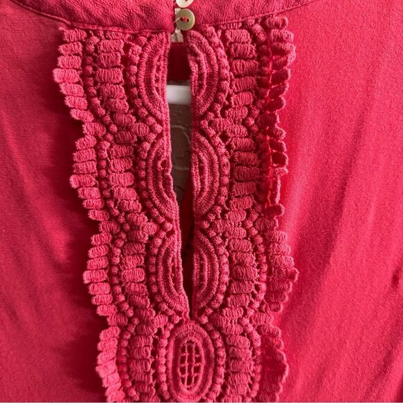 Daniel Rainn Crochet Detail Knit Top Size‎ Medium - Picture 6 of 8